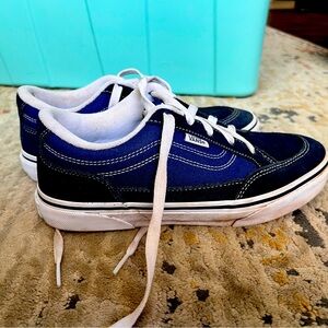 Vans Blue and White Classic Sneakers